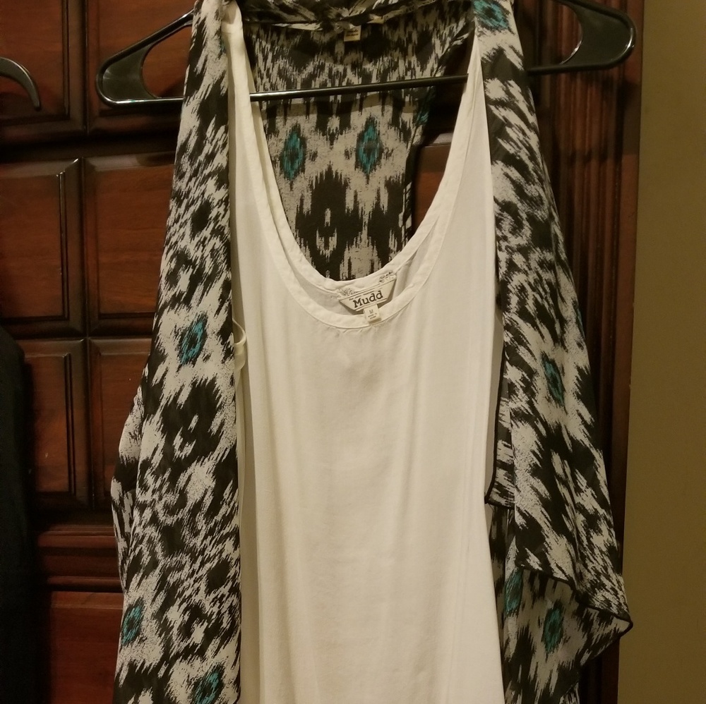 2 piece tank sleeveless long cover